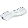 vidaXL Matras traagschuim 200x90x17 cm Zacht