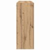 vidaXL Wandkasten 2 pcs Artisan Eiken 69,5 x 34 x 90 cm Bewerkt hout