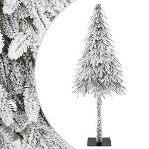 vidaXL Kunstkerstboom Wit 86 x 86 x 210 cm Polyethyleen en Metaal
