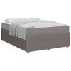 vidaXL Bedframe met matras met matras Taupe 160 x 200 cm Stof