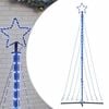 vidaXL LED-kerstboom 447 LEDs 250 cm blauw