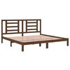 vidaXL Bedframe massief grenenhout honingbruin 200x200 cm