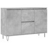 vidaXL Dressoir 101,5x35x70 cm bewerkt hout betongrijs