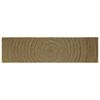 vidaXL Gebied Tapijt Zwart 80 x 300 cm Jute