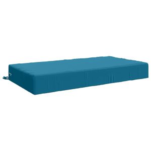vidaXL Zitkussen SOEST 100% Polyester lichtblauw 120 x 80 x 15 cm