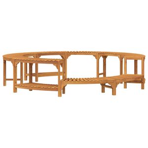 vidaXL Hot Tub Omgeving Massief Acaciahout Bruin