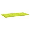 vidaXL Tuinbankkussen 120x50x3 cm oxford stof felgroen