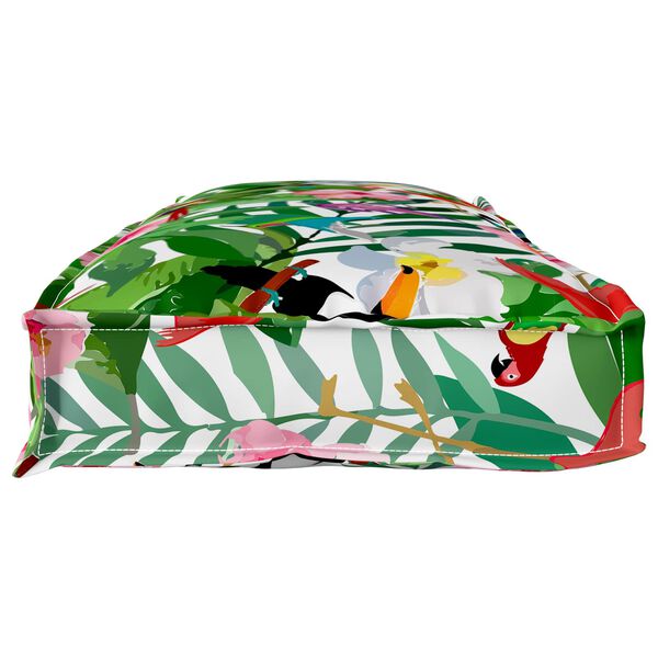 vidaXL Kussen Bloemen Multikleur 110 x 40 x 8 cm Oxford Stof