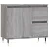 vidaXL Badkamerkast 65x33x60 cm bewerkt hout grijs sonoma eikenkleurig