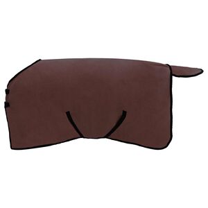 vidaXL Paardendeken Volledig Donkerbruin 75 cm Polyester