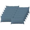 vidaXL Kussensloop 12 st HEERLEN Jeans Blauw 40 x 80 cm Stof