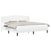 vidaXL Bedframe met hoofdeinde Wit 180 x 200 cm Kunstleer