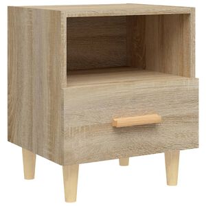 vidaXL Nachtkastje 40x35x47 cm sonoma eikenkleurig