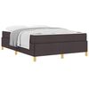 vidaXL Bedframe Donkerbruin 140 x 190 cm Stof