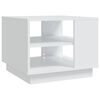 vidaXL Salontafel 55x55x43 cm bewerkt hout wit