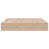 vidaXL Wandschapppen 4 st 60x23,5x4 cm bewerkt hout