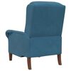 vidaXL Fauteuil Blauw 76 x 94 x 102 cm Fluweel