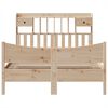 vidaXL Bedframe zonder matras massief grenenhout 150x200 cm