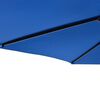 vidaXL Parasol met stalen paal 225x225x212 cm azuurblauw