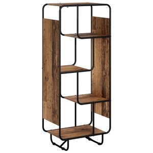 vidaXL Hoge kast Oud hout 60 x 37,5 x 144 cm Bewerkt hout