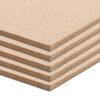 vidaXL MDF platen vierkant 60x60 cm 12 mm 4 st