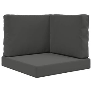 vidaXL Buiten bankkussen 3 pcs Antraciet Polyester