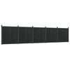 vidaXL Schuttingpaneel 872x186 cm HKC grijs