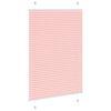 vidaXL Pliss&eacute; rolgordijn 100x100 cm stofbreedte 99,4cm polyester roze