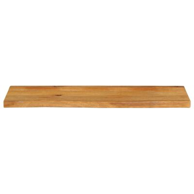 vidaXL Tafelblad met natuurlijke rand 120x20x2,5 cm massief mangohout