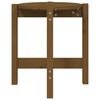 vidaXL Salontafel Ø 42,5x45 cm massief grenenhout honingbruin