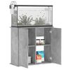 vidaXL Aquariumstandaard Betongrijs 81x36x73 cm Bewerkt hout