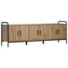 vidaXL Tv-meubel 146 x 33 x 50 cm Artisanaal eiken Bewerkt hout