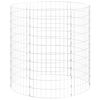 vidaXL Gabion paal rond &Oslash;100x100 cm gegalvaniseerd staal