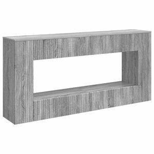 vidaXL Wandtafel Grijze Sonoma 155 x 29 x 74 cm Geconstrueerd hout