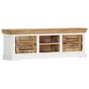 vidaXL Tv-meubel 118x30x40 cm massief mangohout