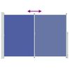 vidaXL Tuinscherm uittrekbaar 200x300 cm blauw