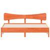 vidaXL Bedframe zonder matras massief grenenhout wasbruin 160x200 cm