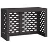 vidaXL Airconditioner hoes Zwart 90 x 40 x 60 cm Staal