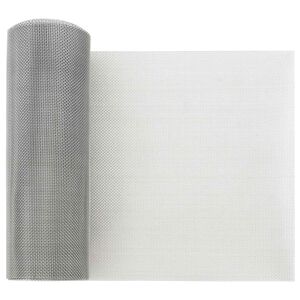 vidaXL Gaas Scherm 20 x 1000 cm 20 Mesh RVS 201 Zilverkleurig