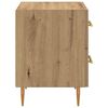 vidaXL Nachtkastje 2 pcs Artisan Eiken 40 x 35 x 47,5 cm Bewerkt hout