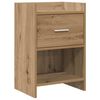 vidaXL Nachtkastjes Artisanaal eiken 40 x 30 x 60 cm Bewerkt hout