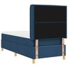 vidaXL Boxspringbed met matras met LED Blauw 90 x 190 cm Stof