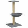 vidaXL Kattenmeubel met sisal krabpaal 74 cm lichtgrijs