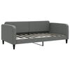 vidaXL Slaapbank 100x190 cm stof donkergrijs