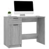 vidaXL Bureau 100x50x75 cm bewerkt hout grijs sonoma eikenkleurig