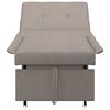 vidaXL Uittrekbare sofa bed Taupe 194 x 50 x 82 cm Multiplex