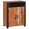 vidaXL Dressoir met lade Bruin 55 x 30 x 75 cm Massief Acaciahout