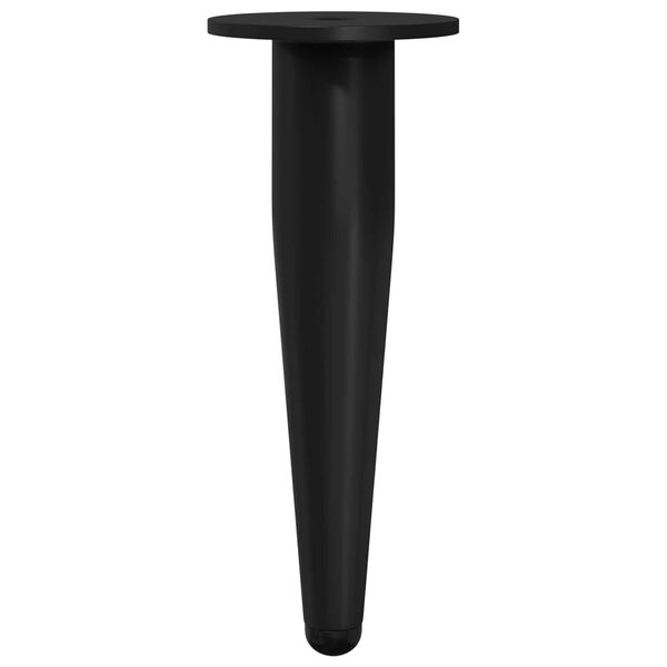 vidaXL Meubelpoten 12 pcs Zwart &Oslash; 40 x 98 mm IJzer