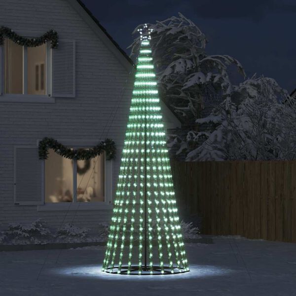 vidaXL LED-kerstboom 1028 LEDs koud wit 403 cm