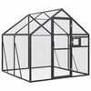 vidaXL Voli&egrave;re 1,79x2x1,85 m aluminium antracietkleurig